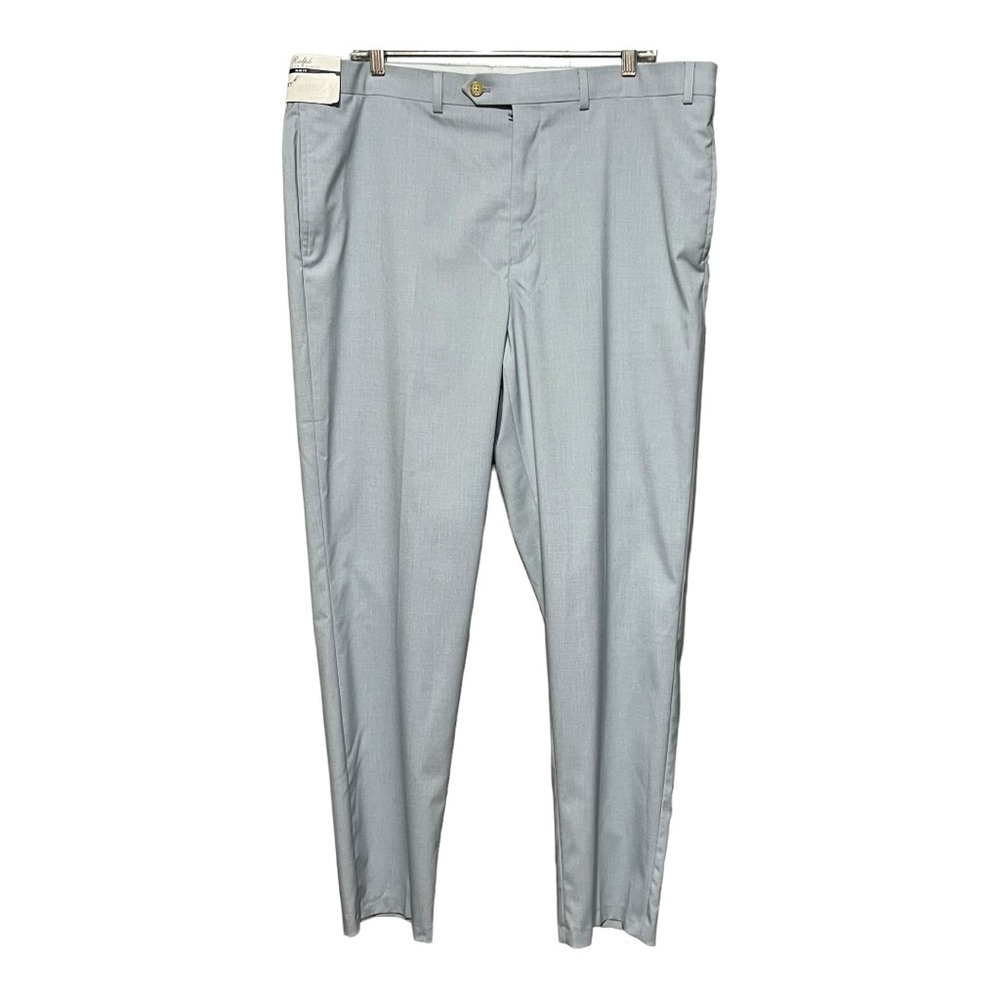 Ralph Ralph Lauren Comfort Flex Dress Pants Flat Front Slim-Fit Trousers W40 L32